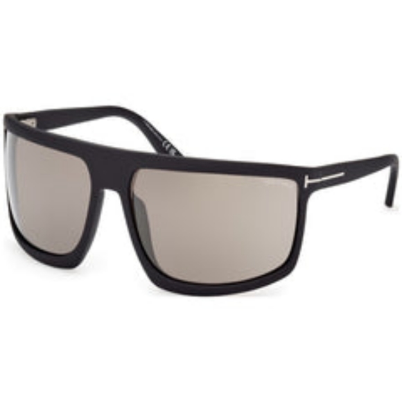 NEW TOM FORD FT1066 UNISEX SHIELD SUNGLASSES TOM FORD CLINT-02 FT1066/S 02L - Picture 5 of 8